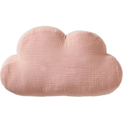Vertbaudet Pink Cloud Cotton Gauze Cushio - Baby Room Decor Vertbaudet Pink Cloud Cotton Gauze Cushio - Baby Room Decor
