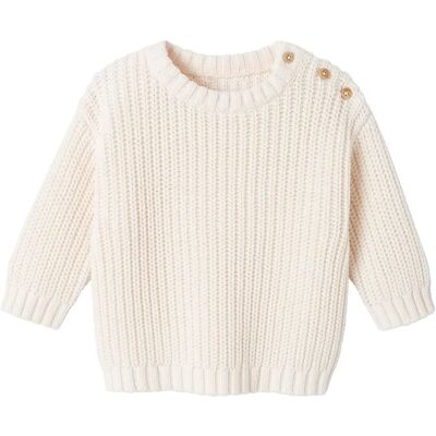 Vertbaudet Baby Cotton Ribbed Sweater - Baby Knitwear Vertbaudet Baby Cotton Ribbed Sweater - Baby Knitwear