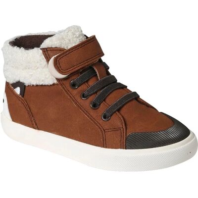 Vertbaudet Kids Marron Sneakers - Animal Heel - Children's Sneakers Vertbaudet Kids Marron Sneakers - Animal Heel - Children's Sneakers