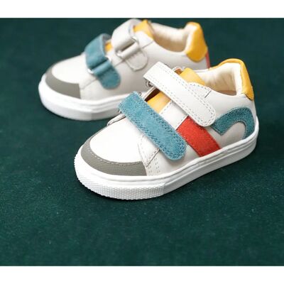 Vertbaudet Baby Leather Sneakers - Impact Protection - Baby Shoes Vertbaudet Baby Leather Sneakers - Impact Protection - Baby Shoes