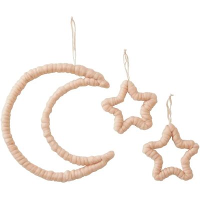 Vertbaudet Beige Moon and Stars Wall Decorations - Wall Decorations Vertbaudet Beige Moon and Stars Wall Decorations - Wall Decorations