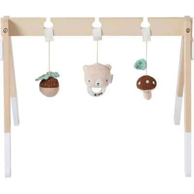 Portique d'éveil en bois FSC beige Vertbaudet - Publicité Portique d'éveil en bois FSC beige Vertbaudet - Publicité