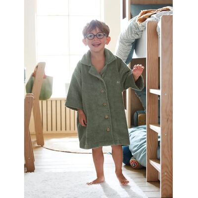 Peignoir oversize enfant Vertbaudet coton recyclé - 10/12A Peignoir oversize enfant Vertbaudet coton recyclé - 10/12A