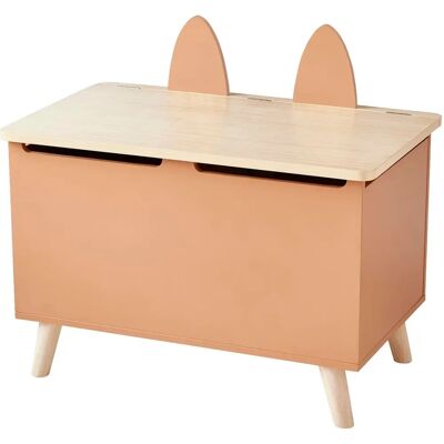 VERTBAUDET Fox Reddish Brown Storage Chest - Toy & Book Organizer VERTBAUDET Fox Reddish Brown Storage Chest - Toy & Book Organizer