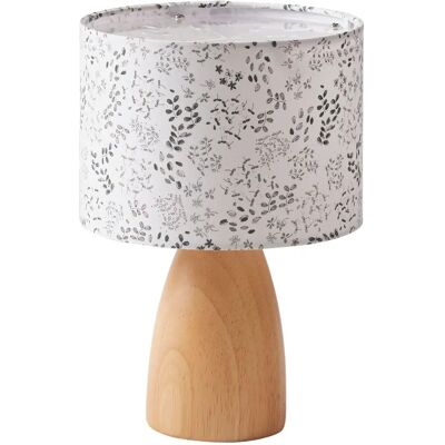 Vertbaudet Lâmpada de mesa com estampa de flores crua - Lâmpada de mesa Vertbaudet Lâmpada de mesa com estampa de flores crua - Lâmpada de mesa