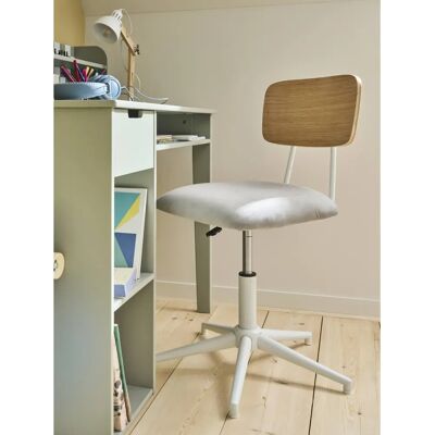 Silla de oficina VERTBAUDET - Gris - Metal y madera - Para escritorios infantiles Silla de oficina VERTBAUDET - Gris - Metal y madera - Para escritorios infantiles
