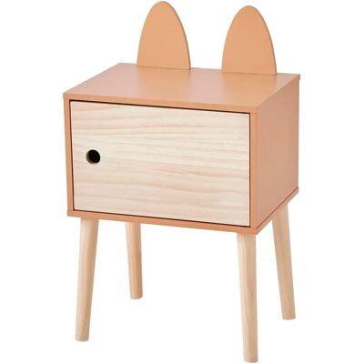 VERTBAUDET Table de chevet roux FOXY - Table de chevet VERTBAUDET Table de chevet roux FOXY - Table de chevet