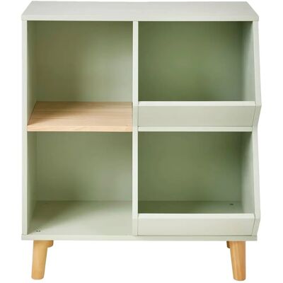 Vertbaudet Storage Cabinet with Book and Toy Compartments - Green Vertbaudet Storage Cabinet with Book and Toy Compartments - Green