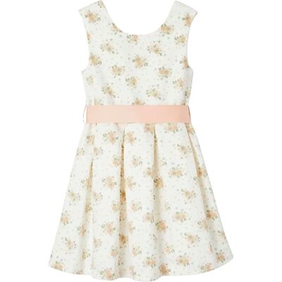Robe de fête rose fille motifs fleurs aquarelle VERTBAUDET Robe de fête rose fille motifs fleurs aquarelle VERTBAUDET
