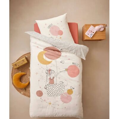Ensemble housse de couette enfant en coton recyclé Vertbaudet Ensemble housse de couette enfant en coton recyclé Vertbaudet