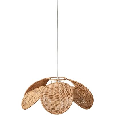 Abajur bege em rattan - Luminária de teto Abajur bege em rattan - Luminária de teto