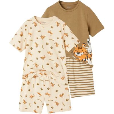 Vertbaudet Tiger Boy Pyjashorts Set - Pyjashorts Vertbaudet Tiger Boy Pyjashorts Set - Pyjashorts