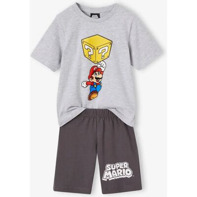 Pyjashort Super Mario - Coton, Taille Élastique, Manches Courtes Pyjashort Super Mario - Coton, Taille Élastique, Manches Courtes