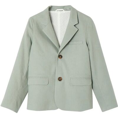 Veste de cérémonie garçon Vertbaudet en coton et lin Veste de cérémonie garçon Vertbaudet en coton et lin