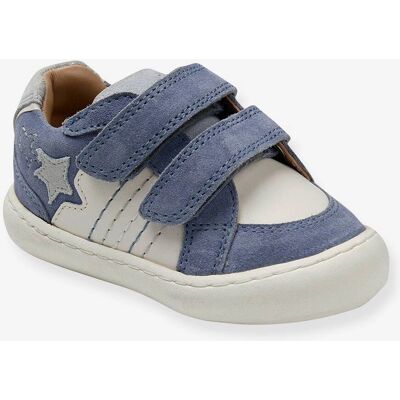 Vertbaudet Baby Leather Sneakers with Hook-and-Loop Closure - Baby Shoes Vertbaudet Baby Leather Sneakers with Hook-and-Loop Closure - Baby Shoes