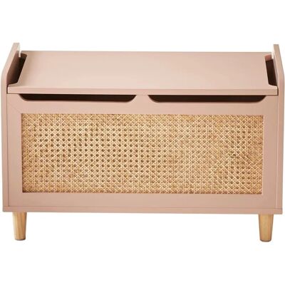 Coffre à jouets rose Vertbaudet - Rangement Coffre à jouets rose Vertbaudet - Rangement
