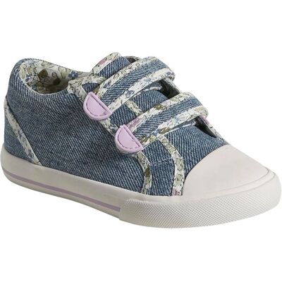 Vertbaudet Chaussures Collection Fille Jean Bleu - Sneakers Vertbaudet Chaussures Collection Fille Jean Bleu - Sneakers