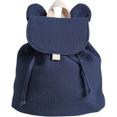 Vertbaudet Child's Customizable Cotton Gaze Backpack - Preschool Vertbaudet Child's Customizable Cotton Gaze Backpack - Preschool