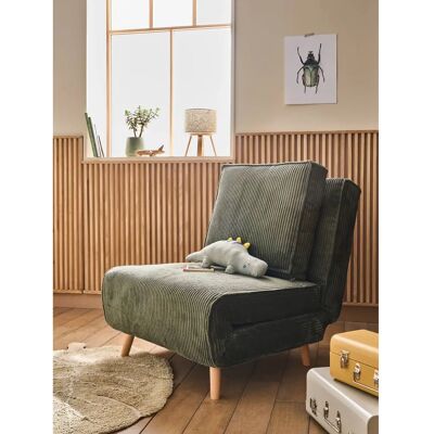 Vertbaudet Sofá-cama de 1 lugar - Veludo cotelê Vertbaudet Sofá-cama de 1 lugar - Veludo cotelê