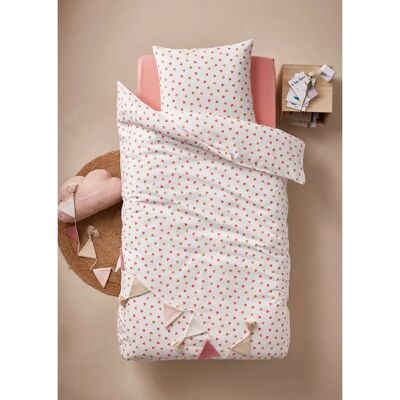 Vertbaudet Kids Bedding Set Magicouette Hearts Multi 140x200 - Bedding Set Vertbaudet Kids Bedding Set Magicouette Hearts Multi 140x200 - Bedding Set
