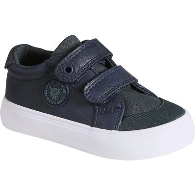 VERTBAUDET Marine Blue Sneakers with Velcro Boys' Baby - Sneakers VERTBAUDET Marine Blue Sneakers with Velcro Boys' Baby - Sneakers
