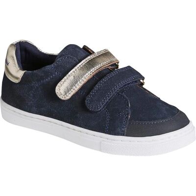Baskets en cuir avec Velcro Vertbaudet Baskets en cuir avec Velcro Vertbaudet