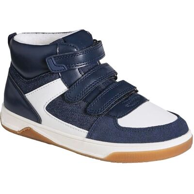 VERTBAUDET Kids Denim High-Top Sneakers - Support & Style VERTBAUDET Kids Denim High-Top Sneakers - Support & Style