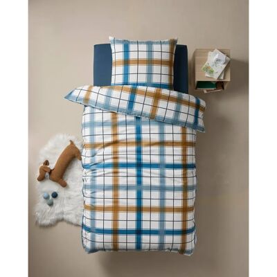 Ensemble de linge de lit enfant en flanelle marine - VERTBAUDET Ensemble de linge de lit enfant en flanelle marine - VERTBAUDET