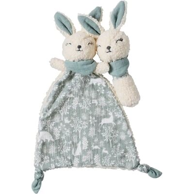 Conjunto Coelho de Pelúcia e Chocalho - Conforto Bebê Conjunto Coelho de Pelúcia e Chocalho - Conforto Bebê
