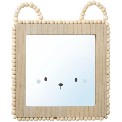 VERTBAUDET Espelho rosto urso HYGGE madeira BEIGE - mirror VERTBAUDET Espelho rosto urso HYGGE madeira BEIGE - mirror