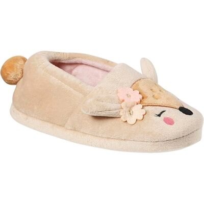 Vertbaudet Chaussons Cerf Rose Pâle - Chaussons Vertbaudet Chaussons Cerf Rose Pâle - Chaussons