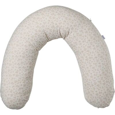 Housse beige pour coussin d'allaitement - Coton, Détails en or Housse beige pour coussin d'allaitement - Coton, Détails en or