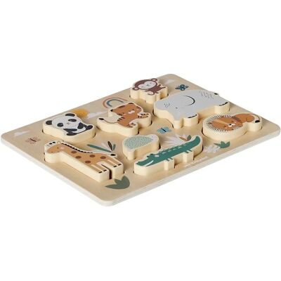 Puzzle Jungle en Bois FSC Vertbaudet Gros Morceau Puzzle Jungle en Bois FSC Vertbaudet Gros Morceau