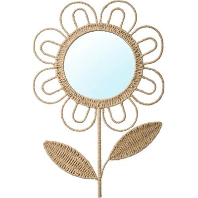 Vertbaudet Miroir XL flower wall beige - Wall Mirror Vertbaudet Miroir XL flower wall beige - Wall Mirror