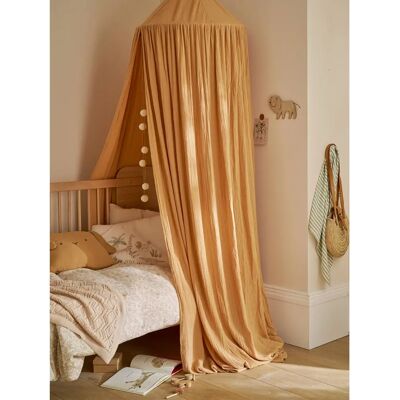 Vertbaudet Pink Cotton Gauze Canopy - Dreamy Nursery Decor Vertbaudet Pink Cotton Gauze Canopy - Dreamy Nursery Decor