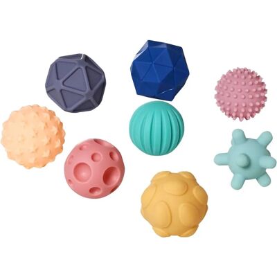 Ensemble de balles sensorielles multicolores VERTBAUDET - Développement bébé - Publicité Ensemble de balles sensorielles multicolores VERTBAUDET - Développement bébé - Publicité