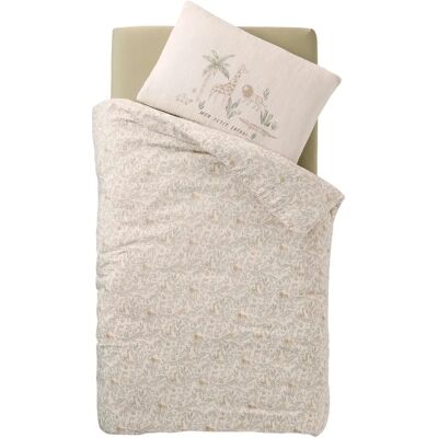 VERTBAUDET Baby Beige Animal Print Duvet Cover Set VERTBAUDET Baby Beige Animal Print Duvet Cover Set