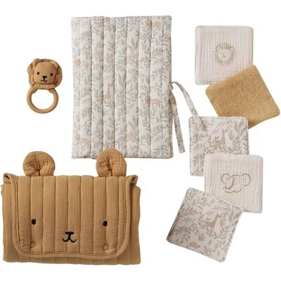 VERTBAUDET Conjunto de presente para bebê - Essenciais para recém-nascidos - Ocre VERTBAUDET Conjunto de presente para bebê - Essenciais para recém-nascidos - Ocre