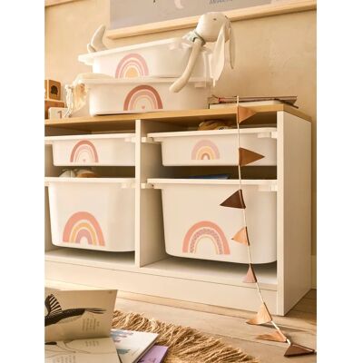 VERTBAUDET Pack de Pegatinas Arcoíris Rosa - Decoración Infantil VERTBAUDET Pack de Pegatinas Arcoíris Rosa - Decoración Infantil