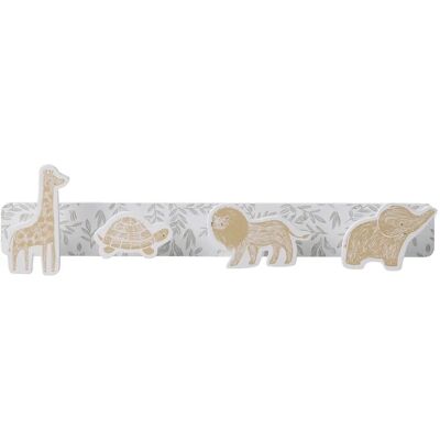 VERTBAUDET Wall Hook - Elephant Giraffe Lion Turtle - Wall-Mounted Jungle Animal Decor VERTBAUDET Wall Hook - Elephant Giraffe Lion Turtle - Wall-Mounted Jungle Animal Decor