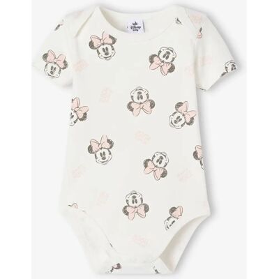 Bodies para bebê Minnie Mouse - Conjunto de 2 - Manga curta, algodão Bodies para bebê Minnie Mouse - Conjunto de 2 - Manga curta, algodão