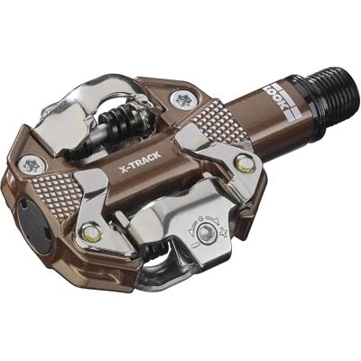 Pédales X-Track Gravel Look - Bronze - Publicité Pédales X-Track Gravel Look - Bronze - Publicité