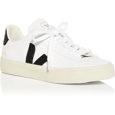 VEJA Weiße & Schwarze Campo Sneakers - Umweltfreundlich, Lässig, Größe 42 VEJA Weiße & Schwarze Campo Sneakers - Umweltfreundlich, Lässig, Größe 42