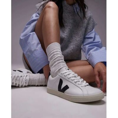 Δερμάτινα Sneakers Esplar της Veja - Λευκό & Μαύρο - EU 39 - Γυναίκα Δερμάτινα Sneakers Esplar της Veja - Λευκό & Μαύρο - EU 39 - Γυναίκα