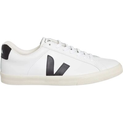 VEJA Esplar Scarpe in Pelle Bianco & Nero - Scarpe VEJA Esplar Scarpe in Pelle Bianco & Nero - Scarpe