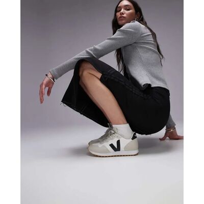 VEJA Sneakers Végans Rec Alveomesh - Blanc Noir Naturel - Femmes - Publicité VEJA Sneakers Végans Rec Alveomesh - Blanc Noir Naturel - Femmes - Publicité
