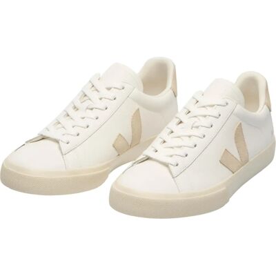 VEJA Hvid & Beige Campo Lædersko - Størrelse IT 41 VEJA Hvid & Beige Campo Lædersko - Størrelse IT 41