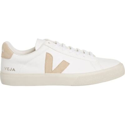 VEJA Campo Lædersneakers i Hvid og Beige - Hverdags Sko VEJA Campo Lædersneakers i Hvid og Beige - Hverdags Sko
