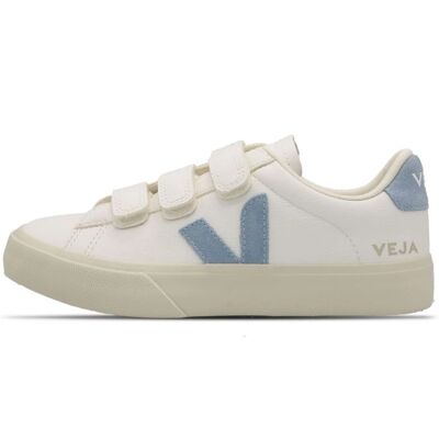Veja White Recife ChromeFree Leather Sneakers - Extra White/Steel - Size: IT 37 - female Veja White Recife ChromeFree Leather Sneakers - Extra White/Steel - Size: IT 37 - female