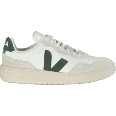 VEJA Women's V-90 Sneakers - White & Green - EU 41 VEJA Women's V-90 Sneakers - White & Green - EU 41